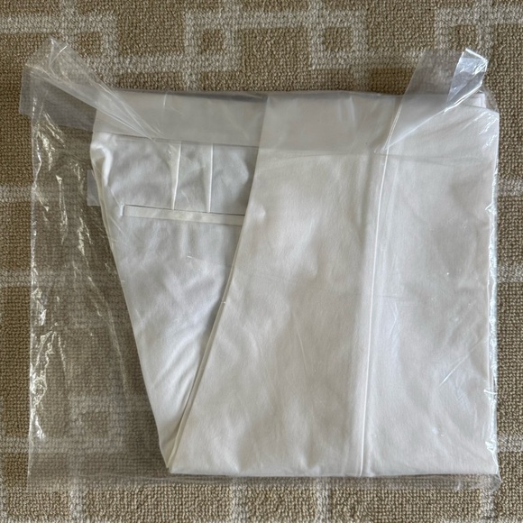 NWT Talbots Chatham Ankle Pants White Slim Leg Pull-On High Waist Size 10 - Picture 5 of 6